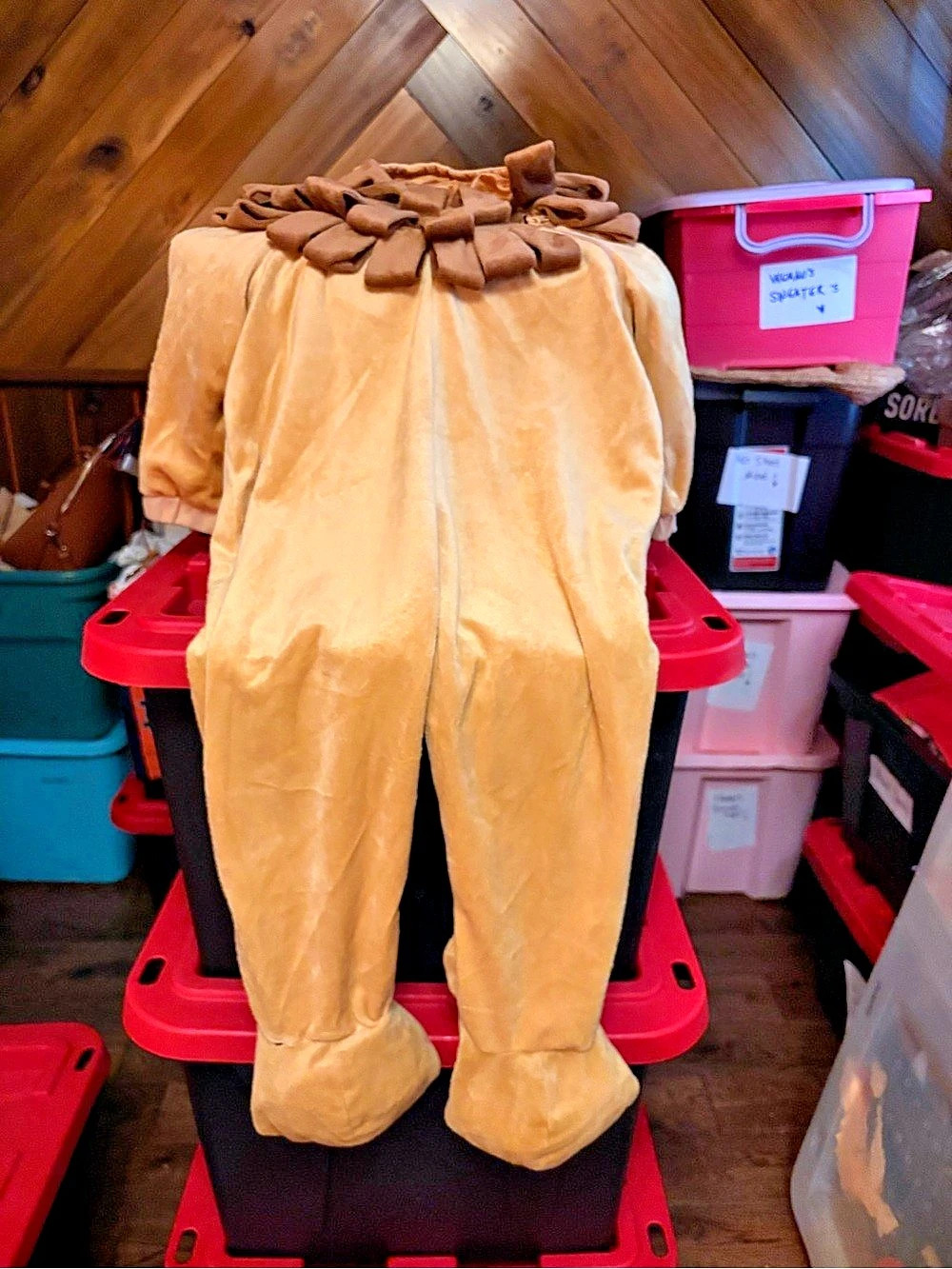 Lion Costume Brown & Gold Size 4T Like New